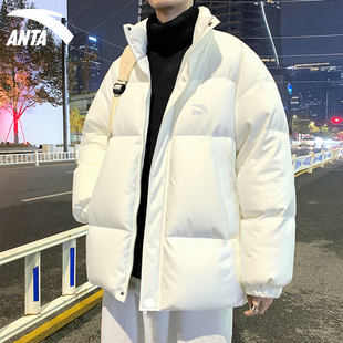 面包棉衣 防寒防泼水保暖男生冬装 安踏运动棉服外套男冬季 2025新款