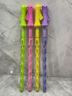 华彩泡泡玩具爱的抱抱 多孔出泡西洋剑夹子带水发货