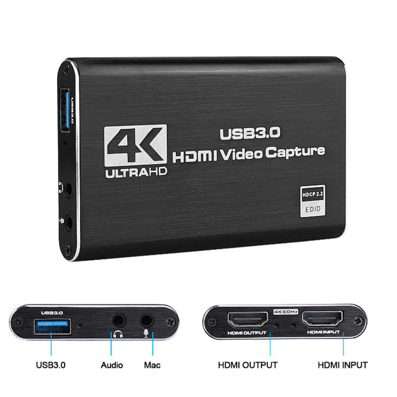 카메라 DV 캡처 카드 4K3.0 게임 라이브 방송 PS4NS 스위치 캡처 상자 HDMI 초고화질 비디오