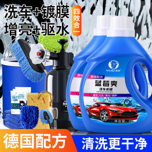 洗车液水蜡强力去污4S级洗护套装