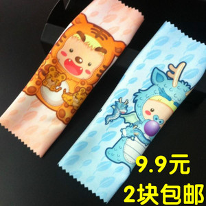 儿童卡通眼镜布十二生肖高档眼镜布手机屏幕相机镜擦布超细纤维布