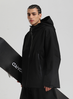 gsousnow滑雪服男女户外冬登山滑雪宽松耐磨透气防水防风加厚保暖