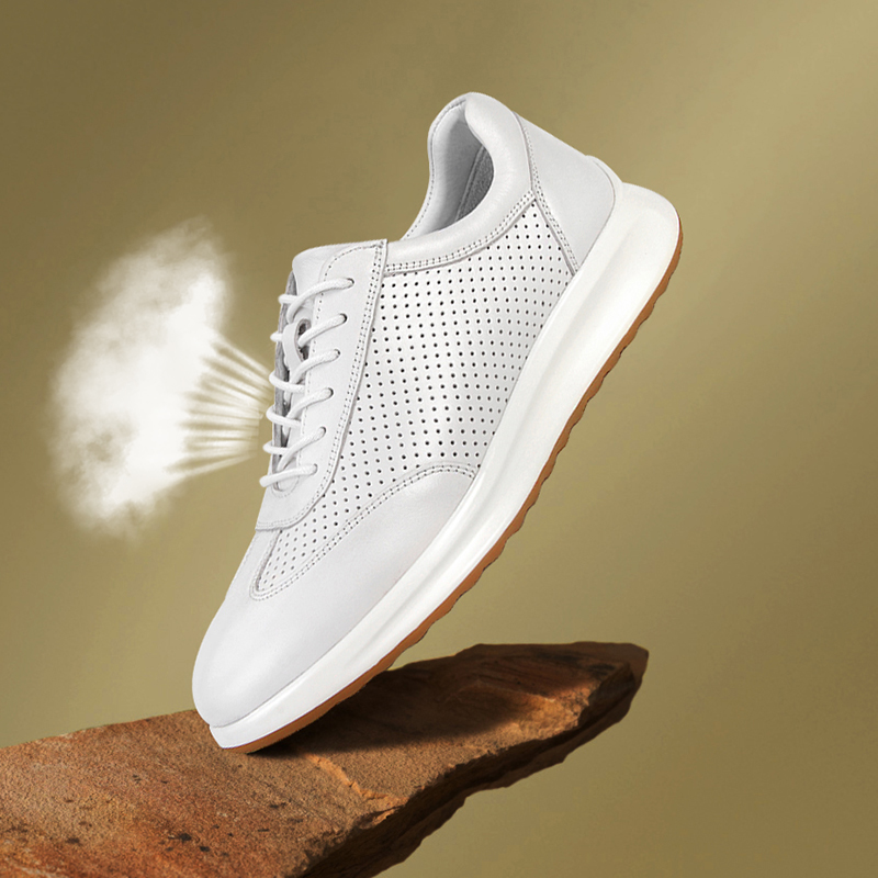 夏季镂空透气男士休闲鞋