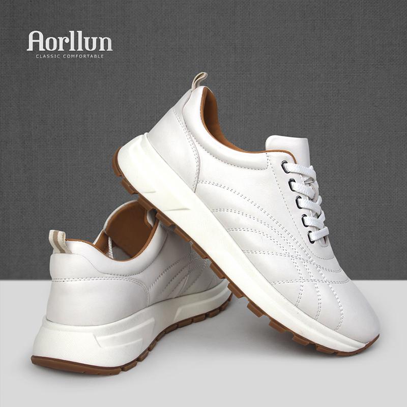 男士真皮全牛皮运动休闲鞋