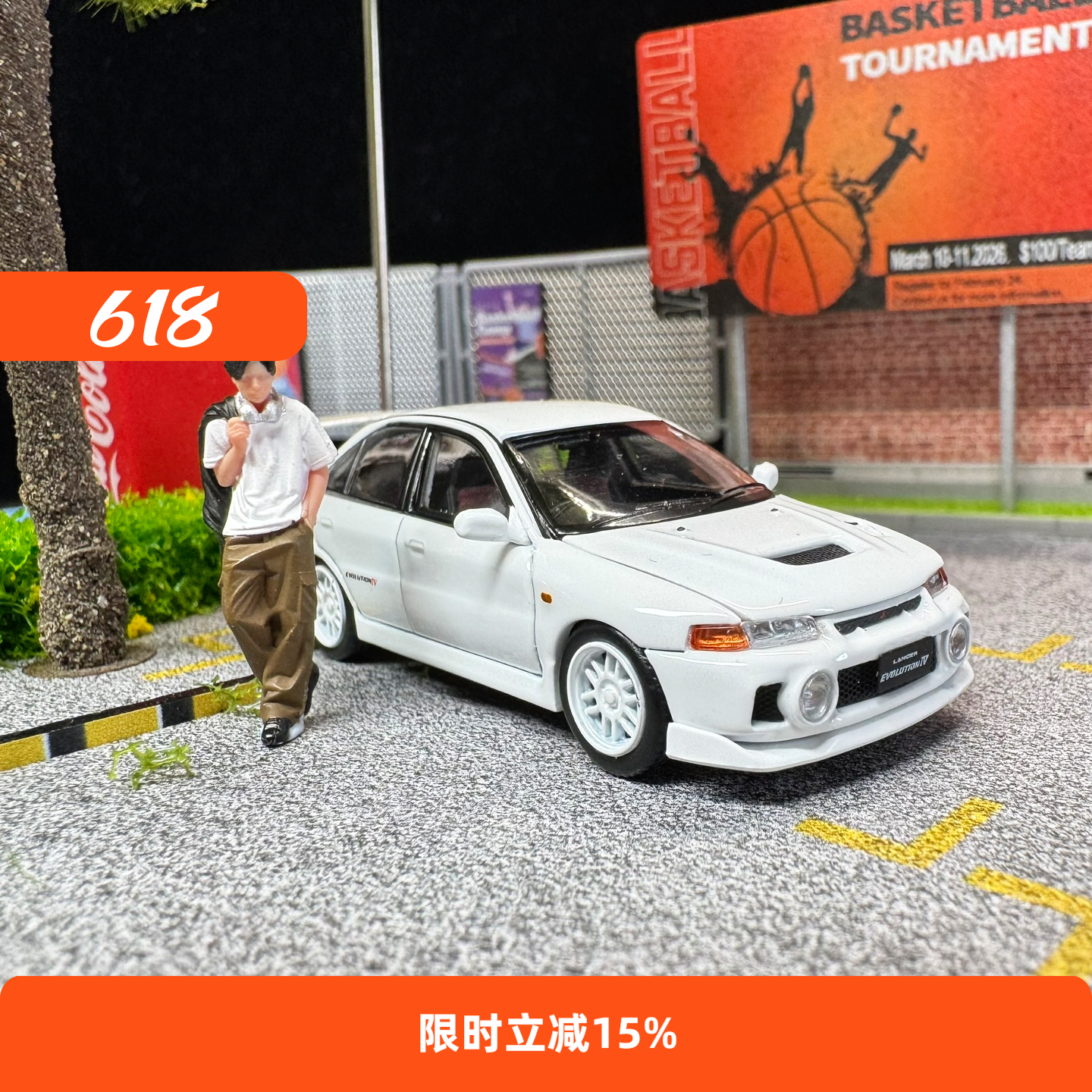 ATS164三菱EVO系列开盖版车模