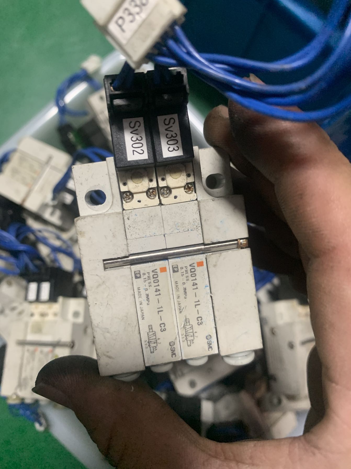 SMC VQ110-1L 线圈 110伏线圈 原装拆机件