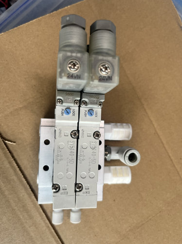 SMC SY5140-5DZ 两联带底座 替代兄弟牌数控上的 VQZ3851-5YZ