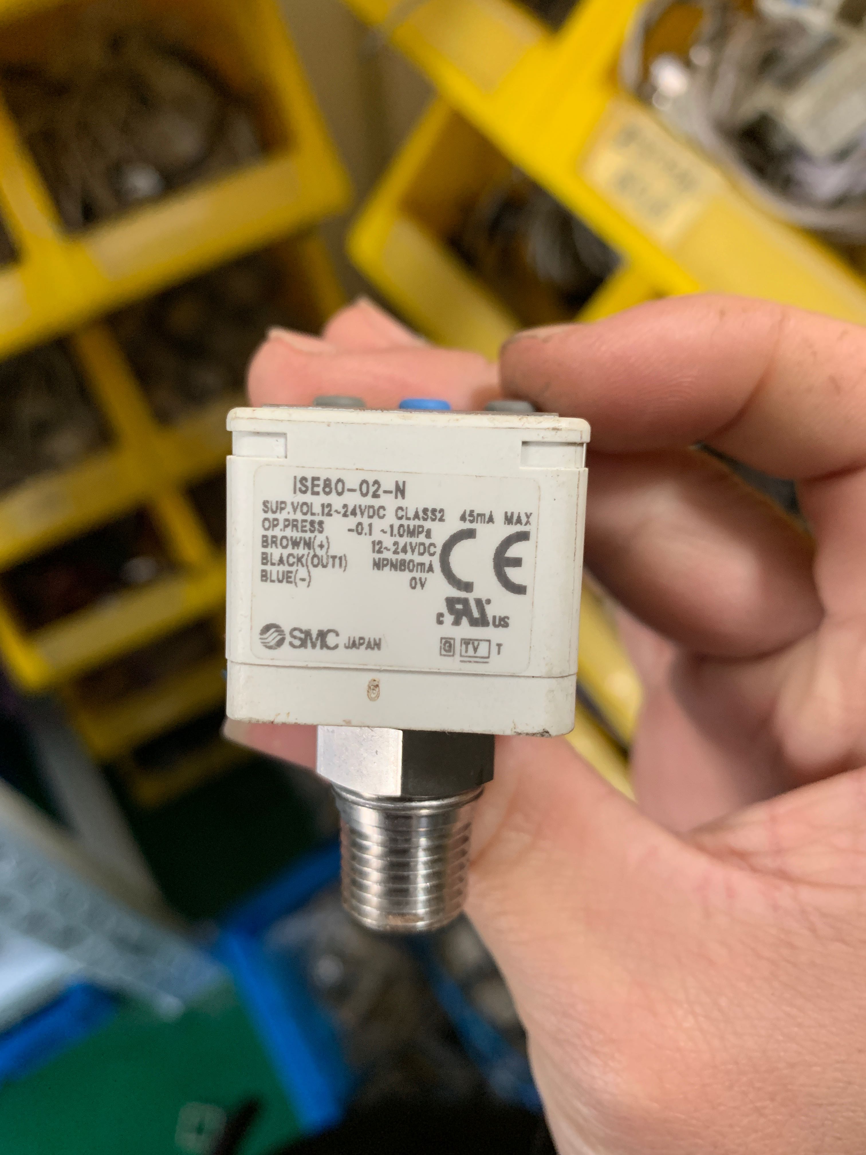 SMC ISE80-02-N 压力开关 压力传感器 进口拆机