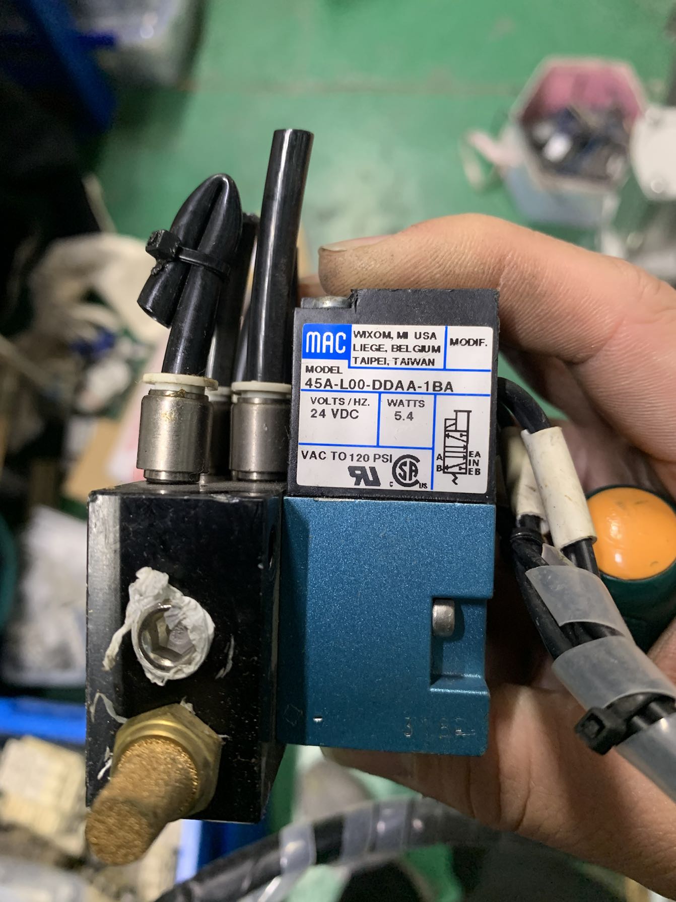 MAC 45A-L00-DDAA-1BA 电磁阀 原装正品 95新