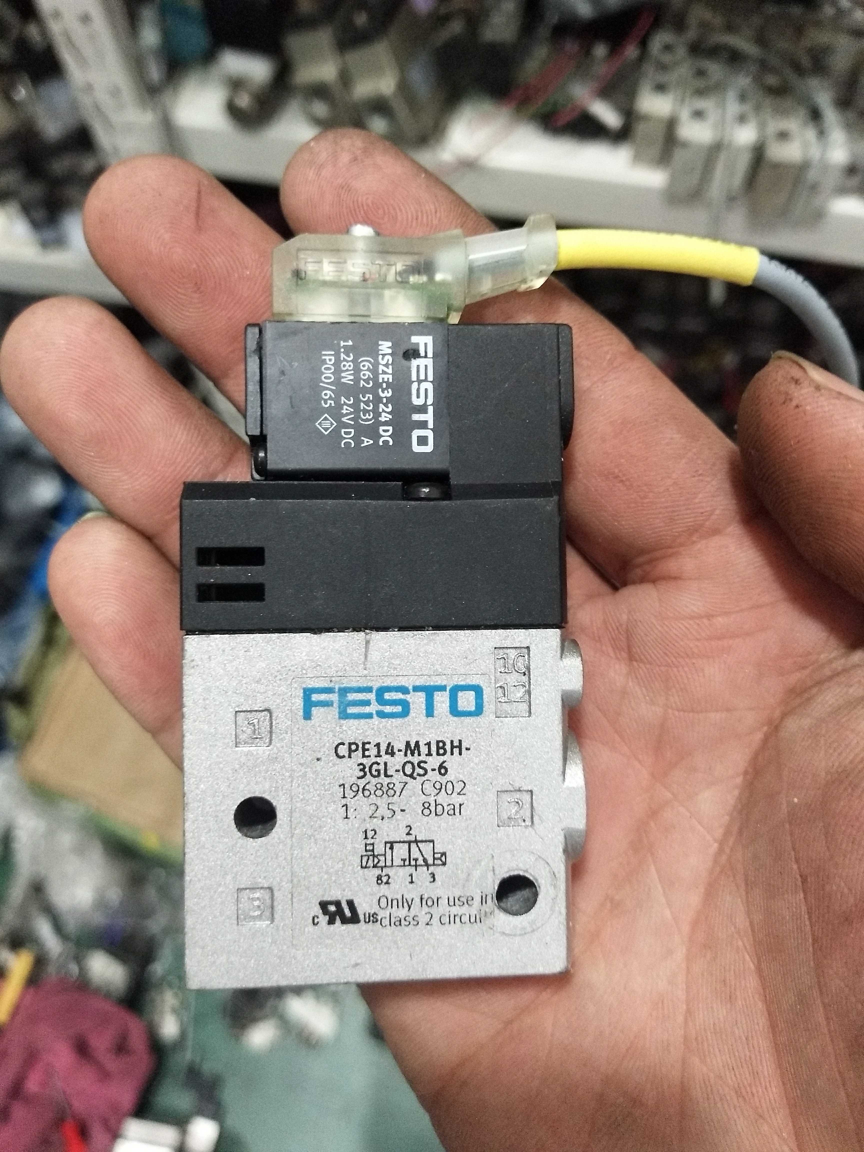 festo进口拆机电磁阀