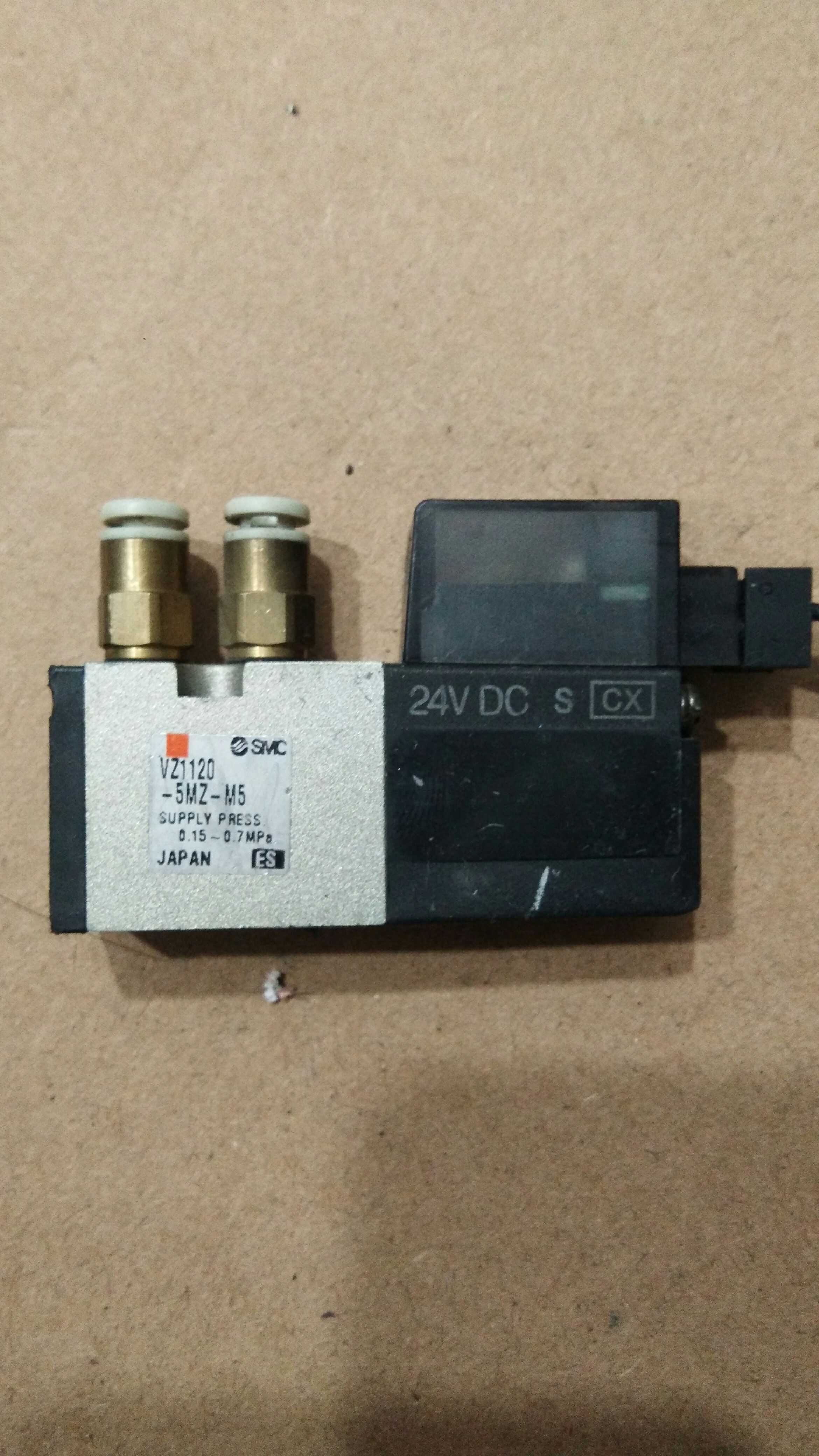 SMC VZ1120-5MZ-M5电磁阀 原装进口拆机件 成色好 DC24V