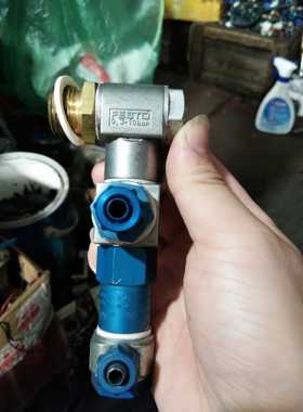 FESTO 12940 HGL单向调压阀 费斯托保压接头 原装拆机件
