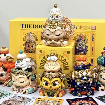 福福贴贴慧根盲盒招财手办