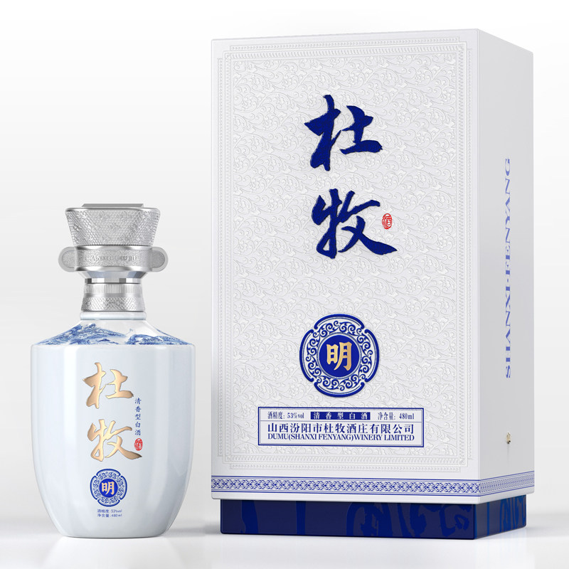 杜牧青花·明 清香型白酒53度500ML单瓶