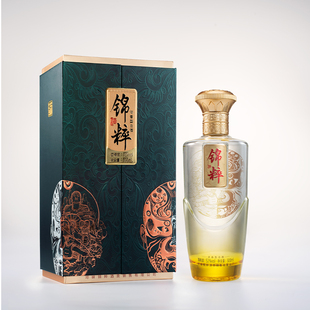 【1919酒类直供】锦粹窖藏浓香型白酒52度500ml