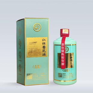 【1919酒类直供】仁怀酱范·青酱 酱香型白酒53度500ml单瓶