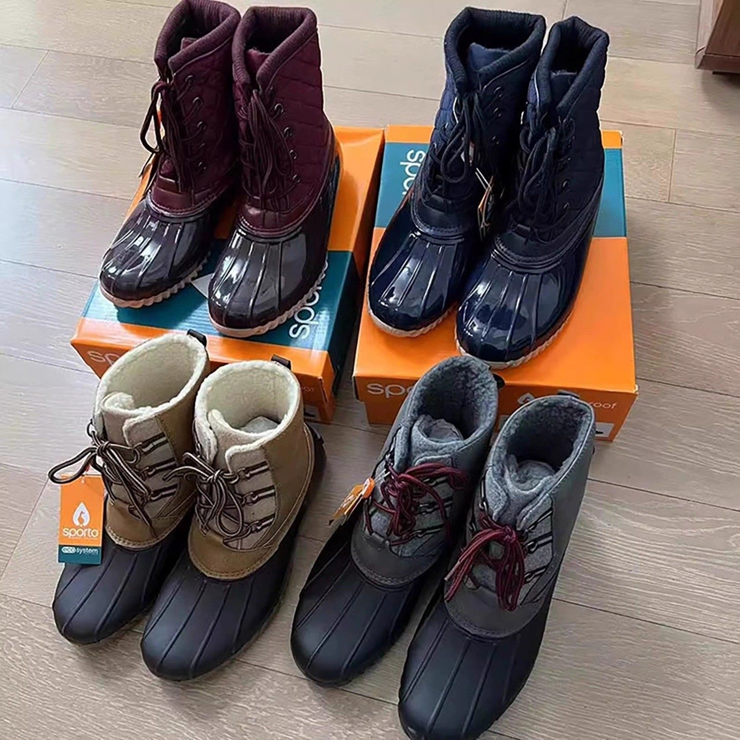 断码清仓捡漏~户外雪地靴女冬季加绒保暖鸭嘴鞋系带防水棉靴防滑,女鞋,时尚雪地靴,淘宝优惠券,粉丝福利购,淘宝优惠卷