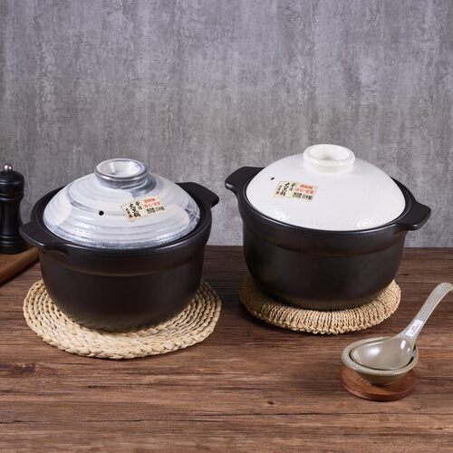 日本华月炖鸡煲汤砂锅耐高温家用