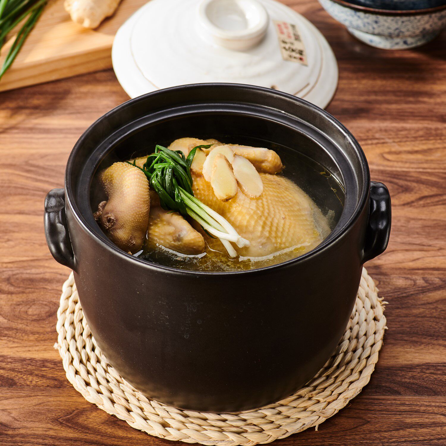 可可屋日本进口5L/6.9L大容量万古烧砂锅华月大黑土锅煲汤锅土釜