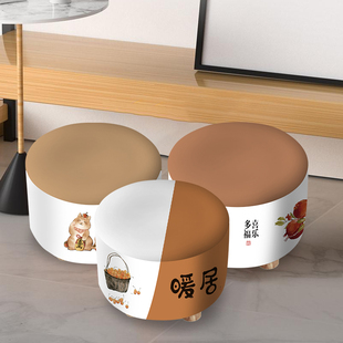 全包弹力圆形蘑菇凳套小凳套家用加厚凳子套椅套板凳套通用凳套罩