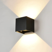 极简卧室led壁灯客厅背景墙灯过道楼梯灯酒店床头灯方形户外防水