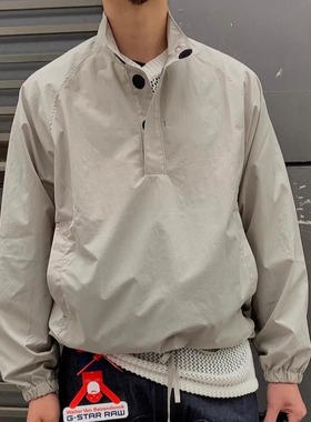 GR10K 抽绳立领上衣（石灰色）| triplemajor