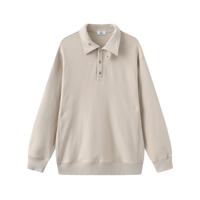 PROPER定常按扣POLO卫衣