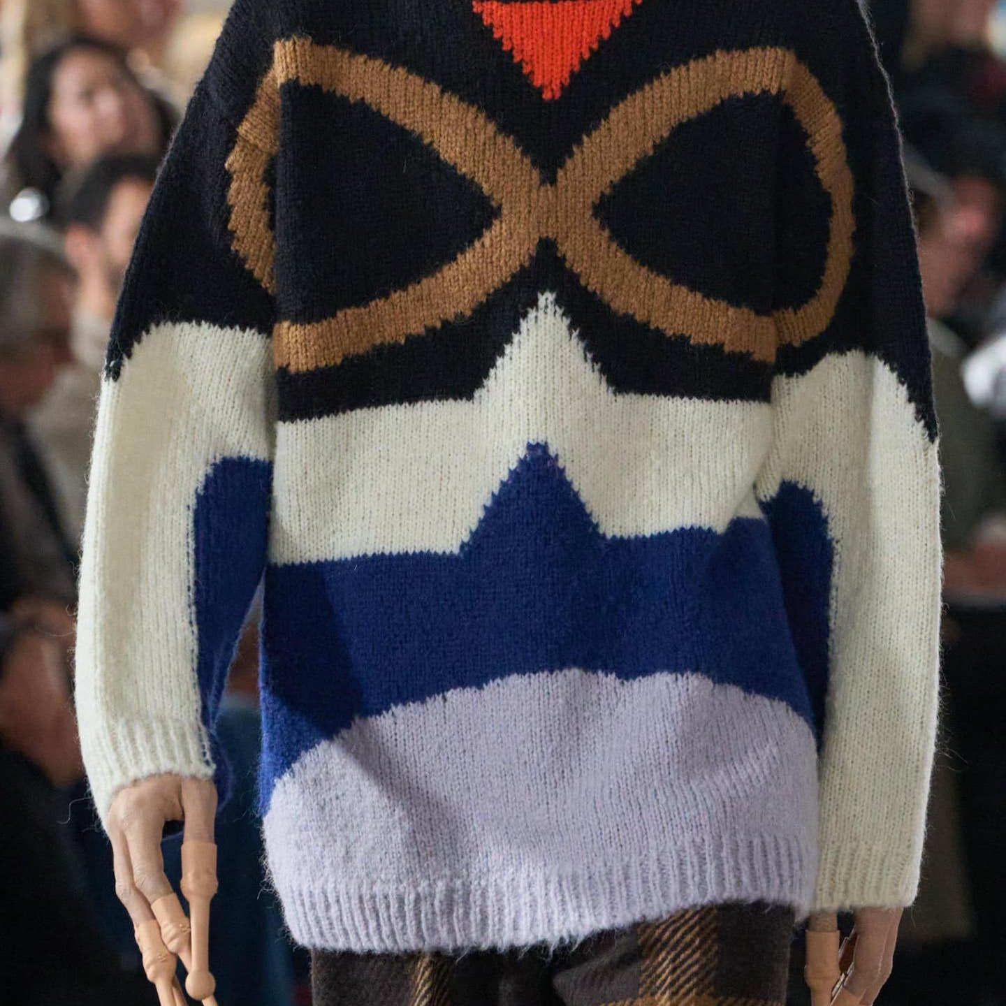 Walter Van Beirendonck 图案针织毛衣（黑色）| triplemajor