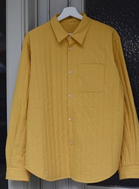 PROPER定常 绗棉衬衫（黄色）| triplemajor