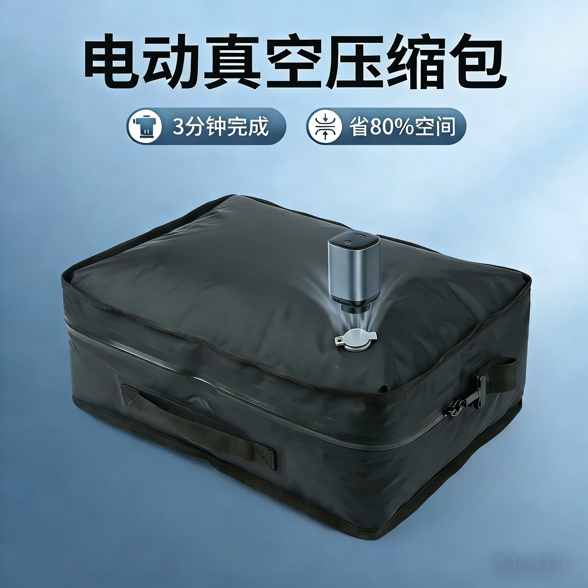 FLY差旅气密电动真空压缩袋便携式防水旅行行李箱收纳袋抽气袋