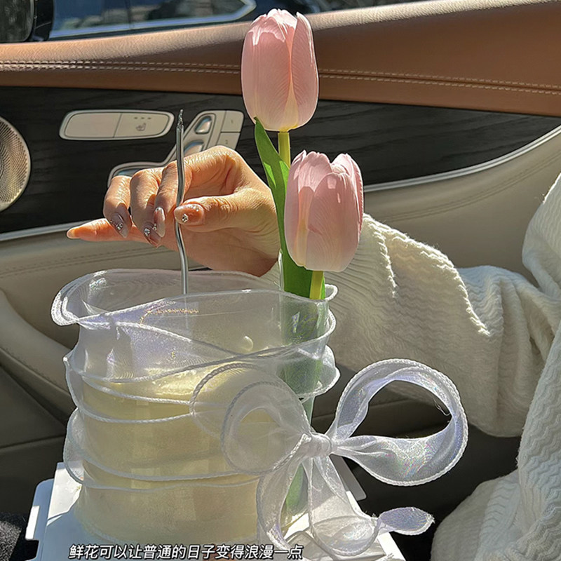 女神节极简风丝带郁金香仿真花束插件母亲节仙女妈妈甜品插件装饰,节庆用品/礼品,节日装扮用品,淘宝优惠券,粉丝福利购,淘宝优惠卷