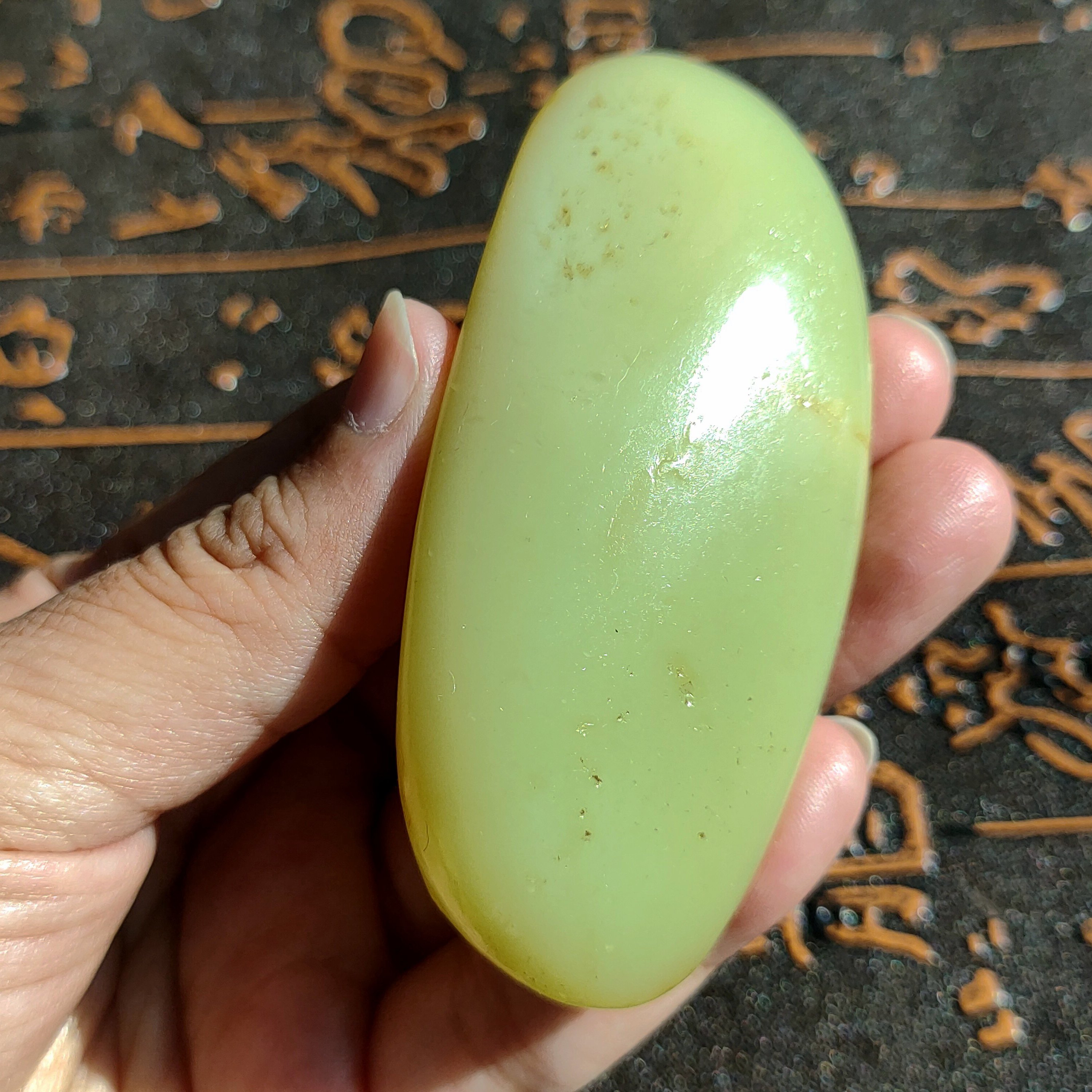67g天然新疆和田黄玉原石精品鸡油黄且末正宗黄玉原石把件籽