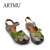 外穿 2025新款 Artmu阿木原创复古手工包头凉鞋 蝴蝶镂空女士凉鞋
