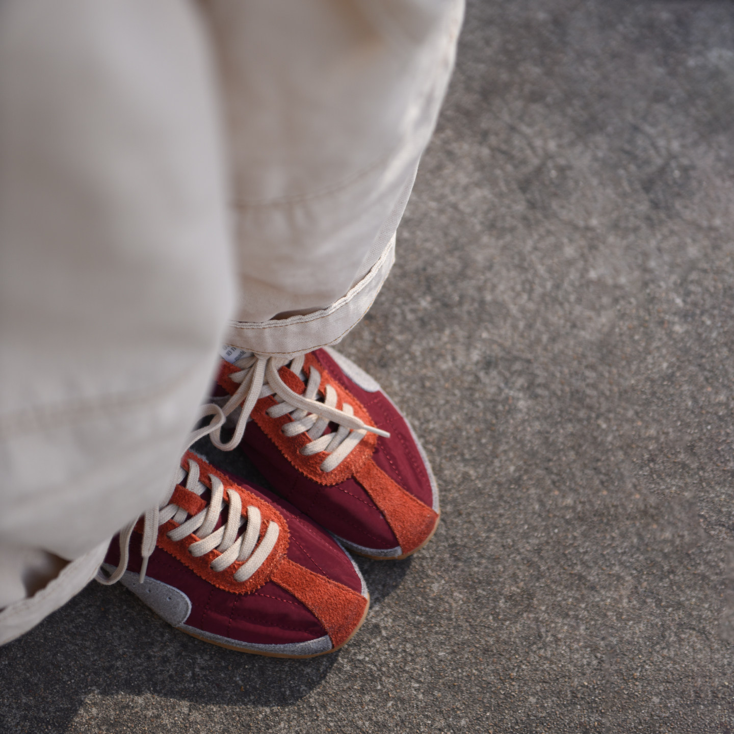 Artmu阿木擦色薄底德训鞋女款春新款2026年超火的鞋子运动休闲鞋