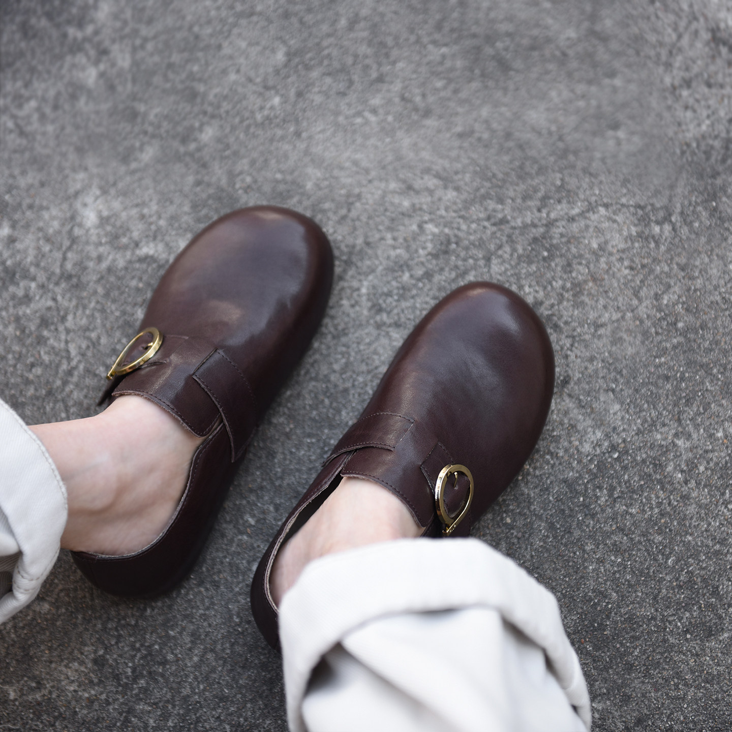 Artmu阿木真皮厚底勃肯鞋女全包深口单鞋一脚蹬乐福鞋2026新款,女鞋,勃肯鞋/软木鞋,淘宝优惠券,粉丝福利购,淘宝优惠卷