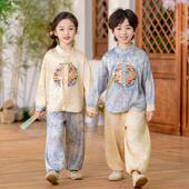 小少爷古装 亲子装 国风男孩汉服幼儿园演出服 春秋高端中式 男童唐装