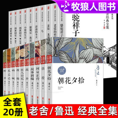 全10本鲁迅全集正版经典小说