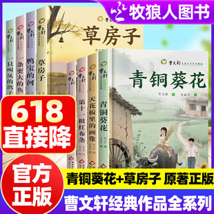 青铜葵花正版曹文轩经典作品集全系列8册原著正版青铜葵花和草房子四年级下册快乐读书吧鸭宝的河罗圈腿小猎狗儿童文学课外书小说