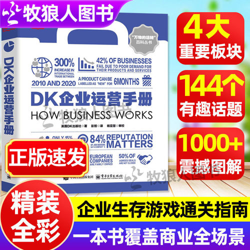 DK企业运营手册全彩英国DK出版社