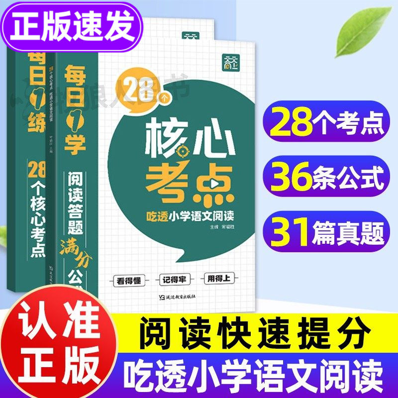 28个核心考点！阅读答题满分公式