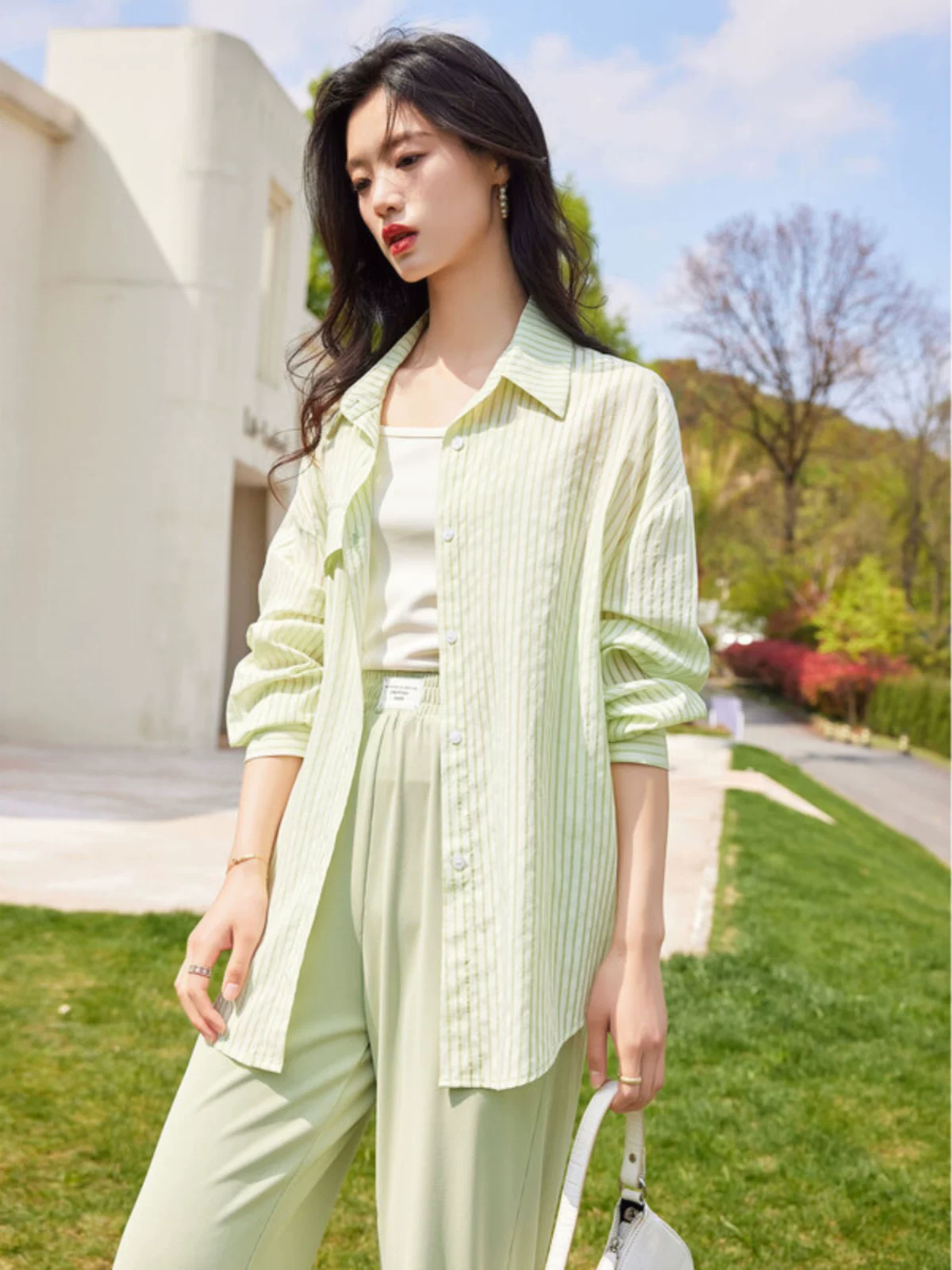 Ф fashionable summer set, breathable trousers, 3 piece set