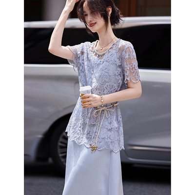 女士时尚2025年夏日新品两件套