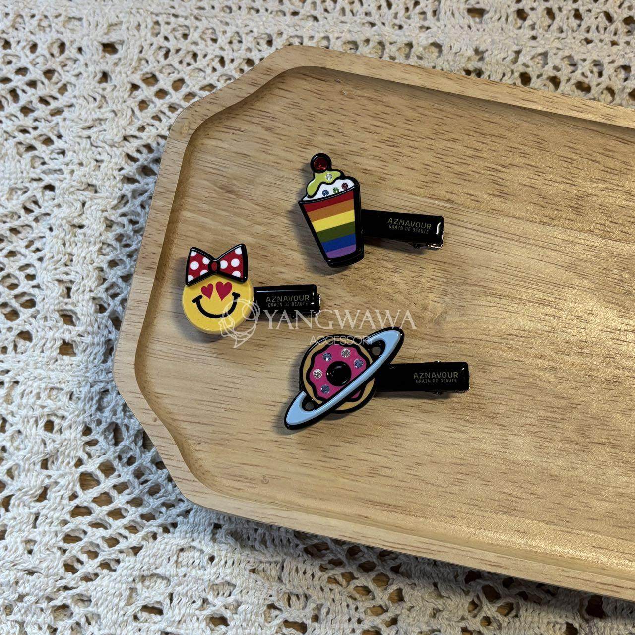 4121907韩国东大门az可爱笑脸星球发夹卡通鸭嘴夹发饰儿童彩色,童装/婴儿装/亲子装,发饰,淘宝优惠券,粉丝福利购,淘宝优惠卷