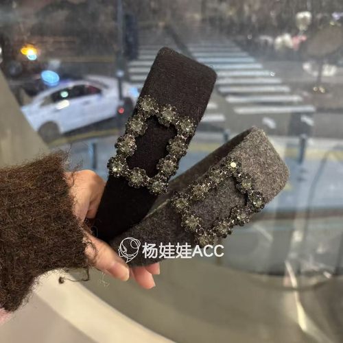 5112824韩国东大门Baket新款高级感甜美时尚花朵镶钻发箍