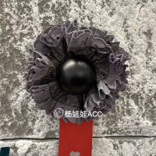 5111119韩国东大门Trois de LEI新款高级感多层蝴蝶结大肠发圈