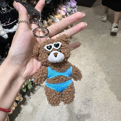 nyunyu比基尼泳衣小熊挂件