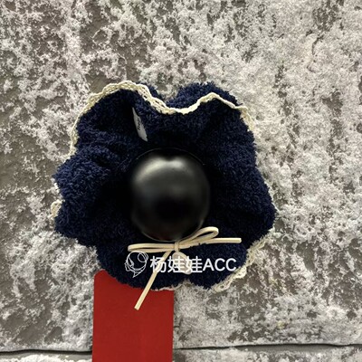 5111122韩国东大门Trois de LEI新款高级感甜美蝴蝶结毛线发圈