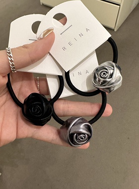 413015韩国东大门reina立体花朵高级感百搭发绳皮筋