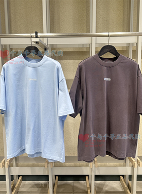 速发 CR0QUIS/速写正品2026夏休闲百搭9Q4110510宽松短袖T恤695