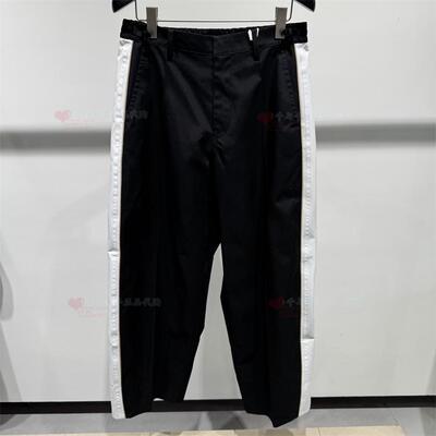 现货 CROQUIS/速写正品2025春款 9P1E11280撞色拼接休闲裤子1195